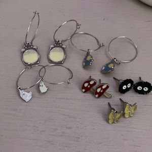Totoro earring set
